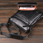 Men's crossbody business messenger bag for work and travel