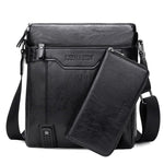 Men's everyday crossbody messenger bag with modern design