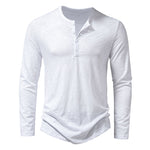 Men's khaki long sleeve casual shirt with relaxed fit