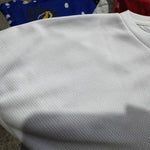 Men's printed letter graphic mesh T-shirt for everyday wear