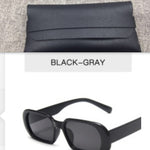 Retro street style small frame sunglasses for women