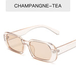 Trendy candy color sunglasses for women with retro style