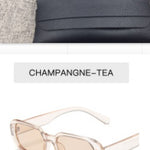 Vintage fashion sunglasses featuring a colorful retro design