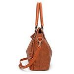 Women's PU vintage tote bag for everyday use