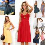 Women’s summer sleeveless backless long dress for stylish warm-weather occasions